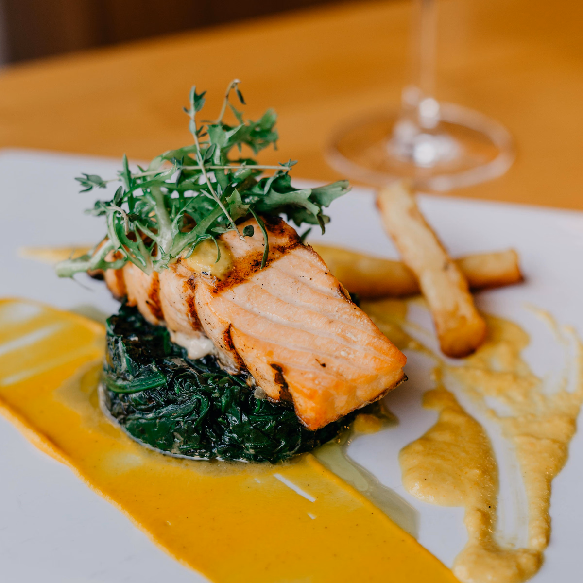 15-Minute Salmon with Mustard, Dill Sauce