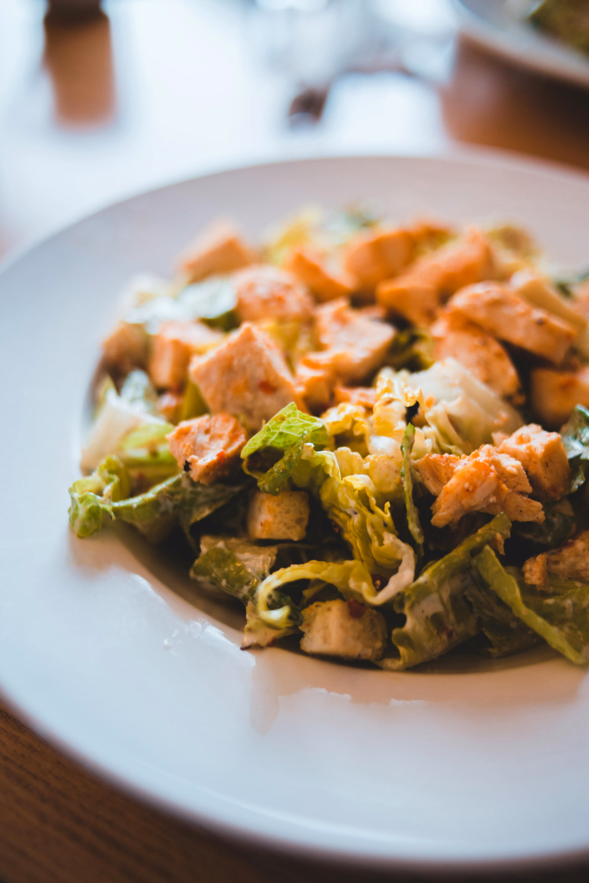 Chopped Chicken and Avocado Salad with Chili Garlic Dressing