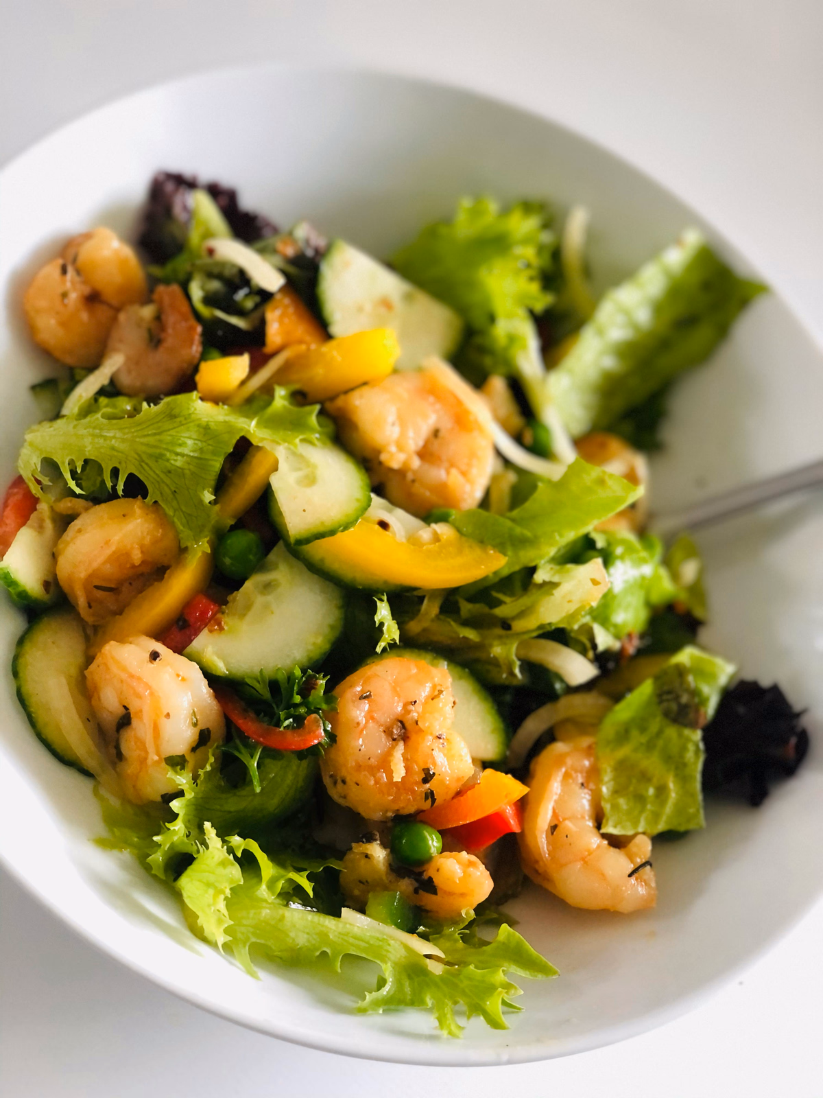 Garlic Shrimp Salad