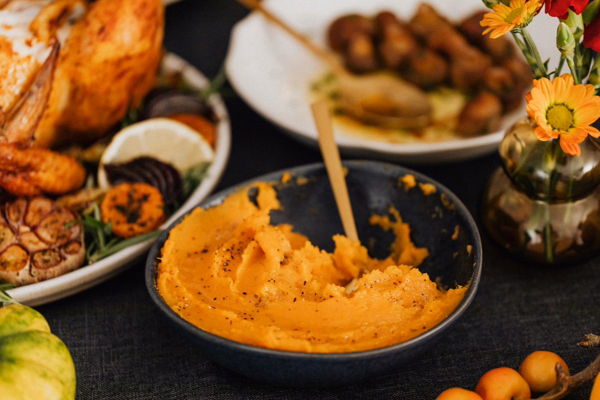 Healthy Mashed Sweet Potatoes