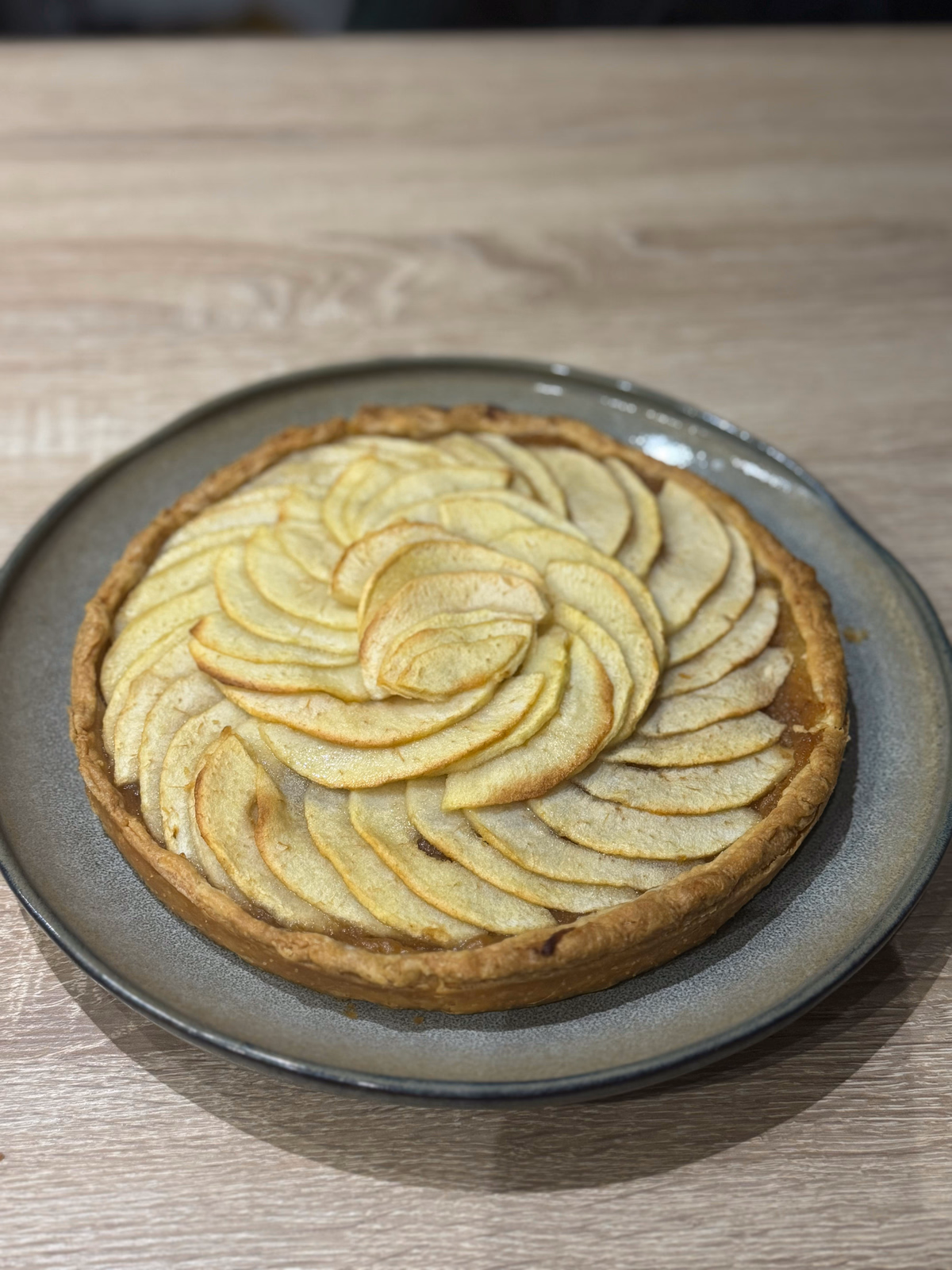 No-Bake Apple Walnut Tart