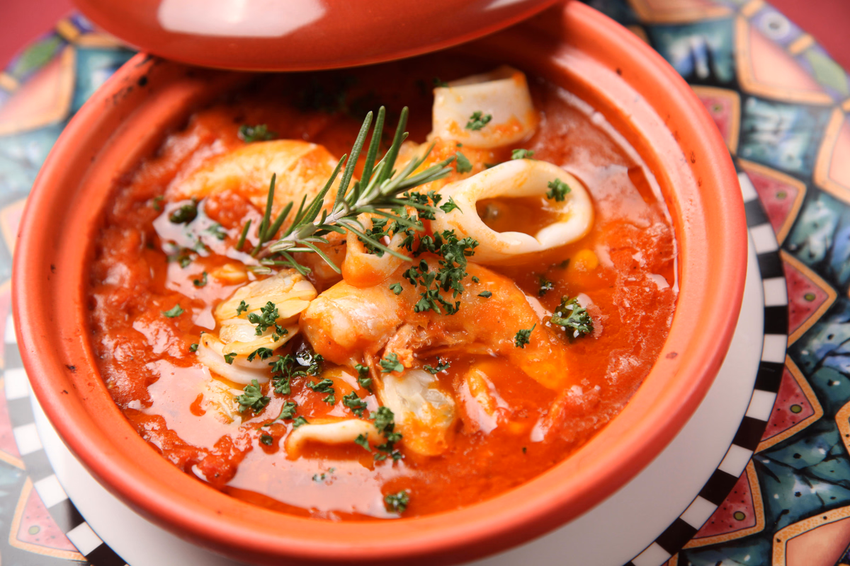 Pureed Lima Beans with Rosemary Tomato Broth