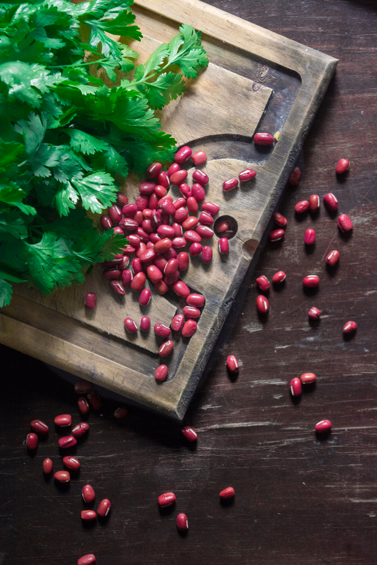 Red Kidney Bean Soup with Lime Yogurt