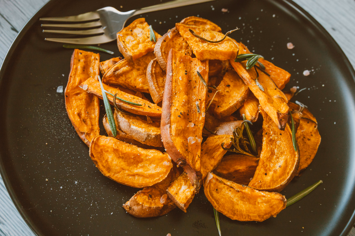 Sweet Potatoes with Ginger and Cinnamon
